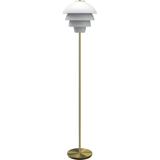 Belid Valencia gulvlampe 151 cm hvid/messing E27