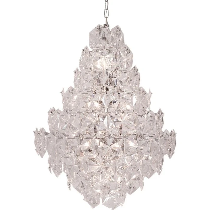 By Rydéns Monarque Grande pendel Ø57 krom/clear