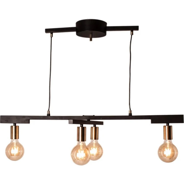 By Rydéns Zeona 4-pendel mat sort