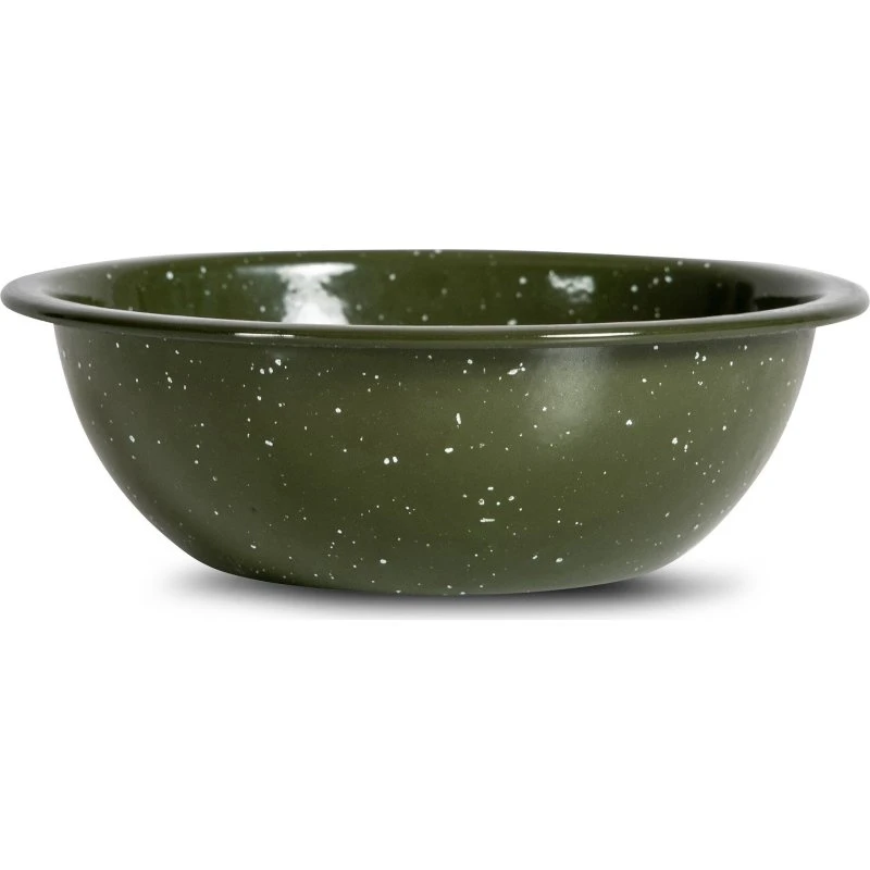 Sagaform Doris emaljeskål Ø16 cm, grøn