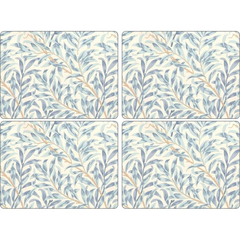 Spode Willow Bough dækkeserviet 30x40 cm 4-pak, blå