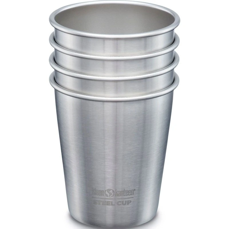 Klean Kanteen Stålkrus 296 ml — 4-pak