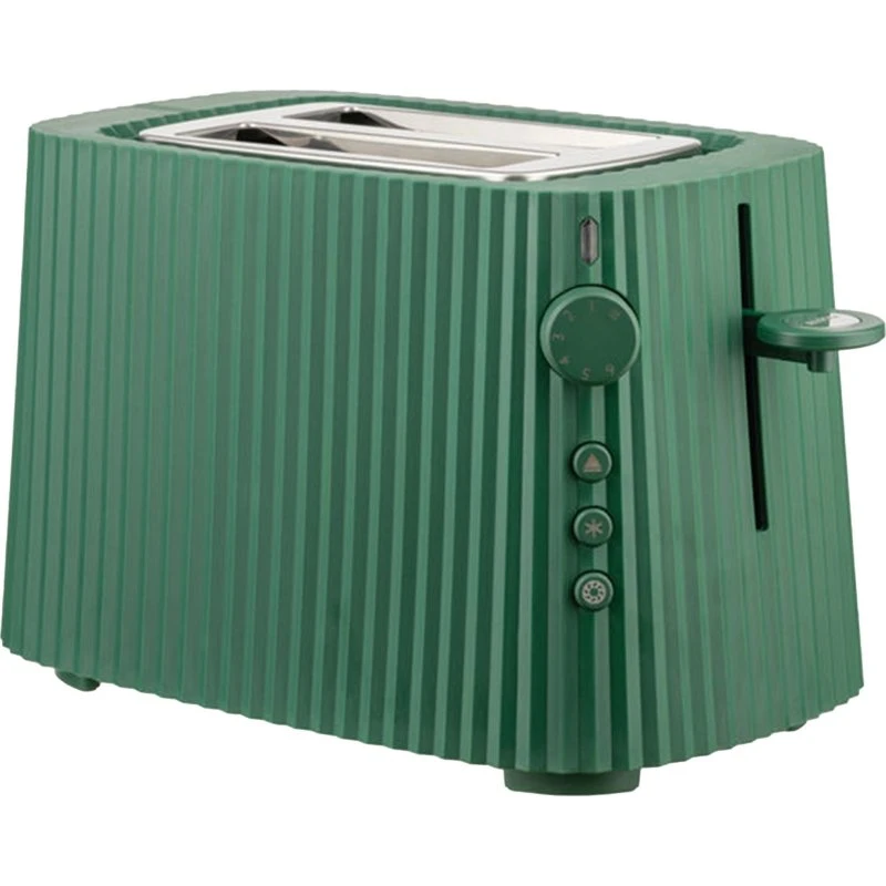 Alessi Plissé brødrister 2-skiver, grøn
