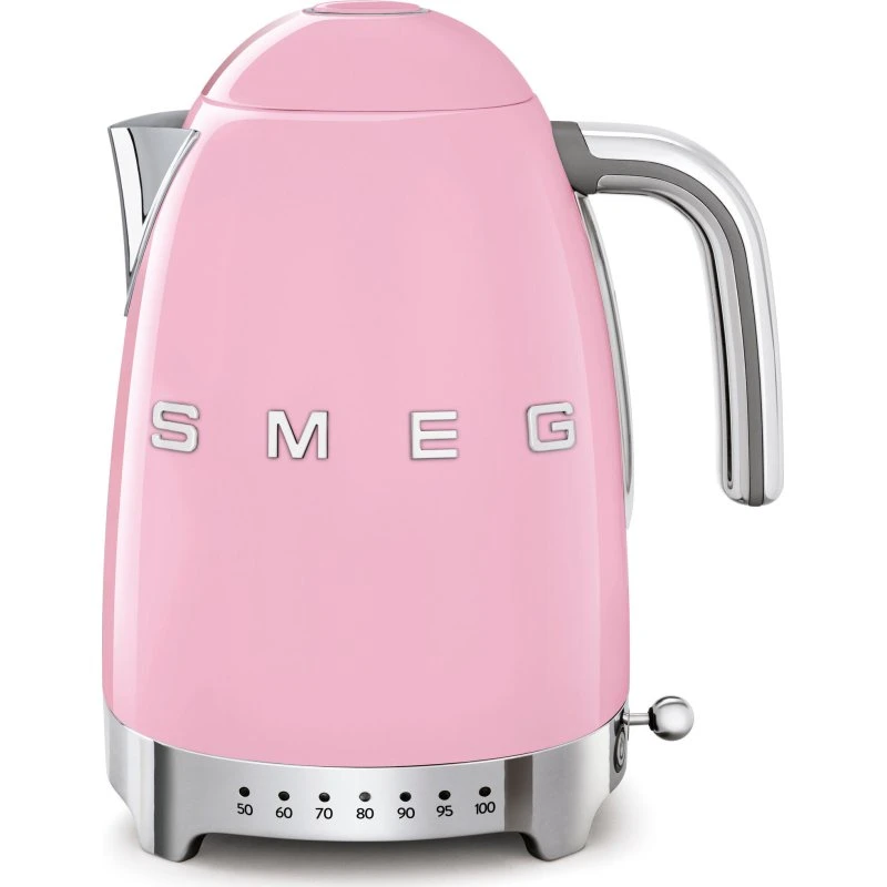 Smeg KLF04PKEU Elkedel 1,7 L – Cadillac Pink (variabel temp)