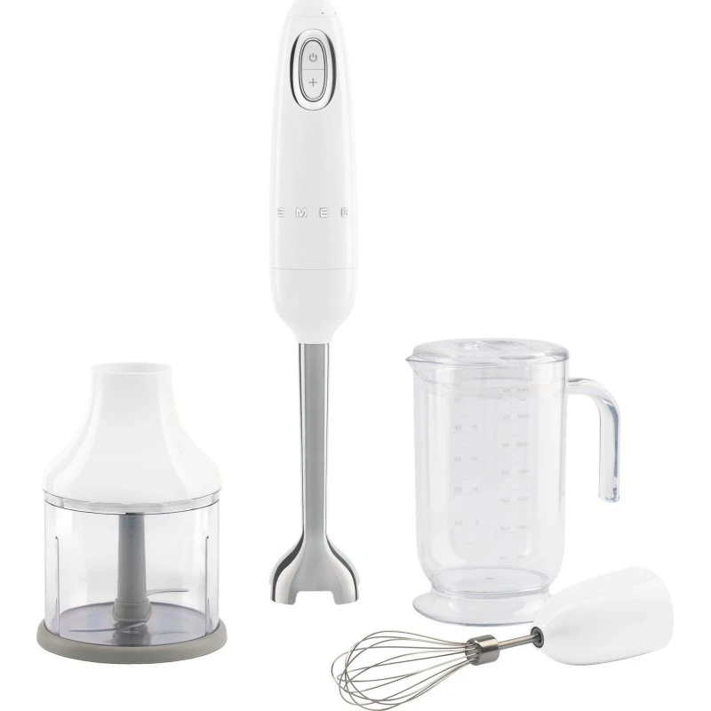 Smeg HBF03WHEU 50's Style stavblender 700W, hvid (4 dele)