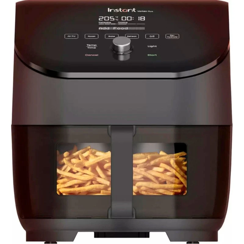 Instant Vortex Plus ClearCook airfryer 5,7 L - sort
