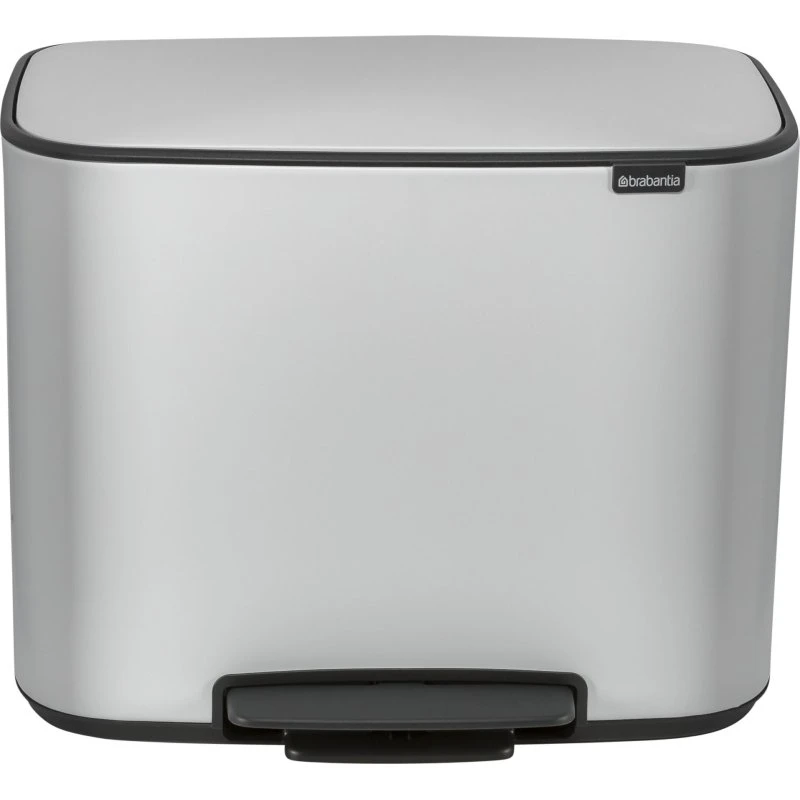 Brabantia Bo pedalspand 3x11L, hvid