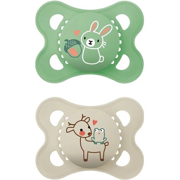 MAM Original Sut 0-6M Silk Neutral 2-pak