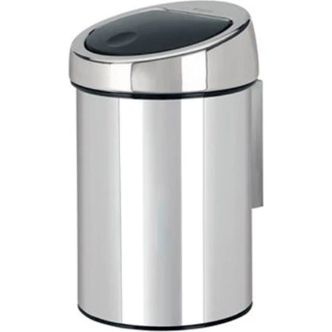 Brabantia Touch Bin 3 l – mat stål (fingeraftrykssikker)
