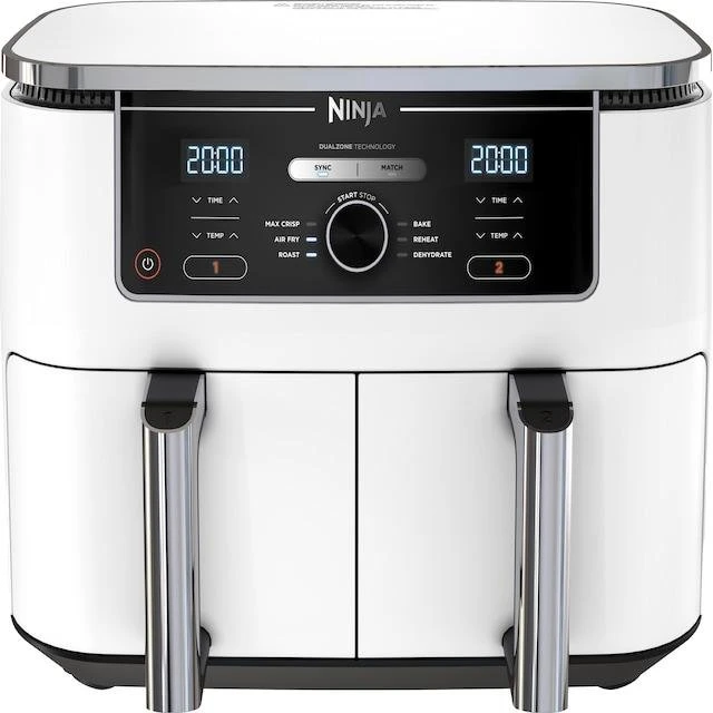 Ninja Foodi MAX AF400EUWH - Dobbelt airfryer 9,5 L, hvid