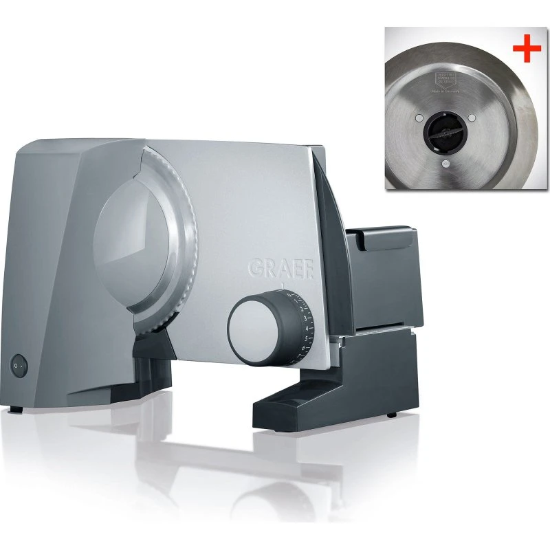 Graef Sliced Kitchen G52 pålægsmaskine, glat & bølget klinge