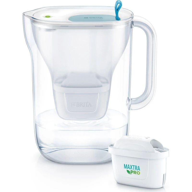 Brita Style vandfilterkande 2,4 L blå (inkl. 3 filtre)