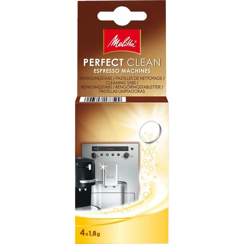 Melitta Perfect Clean rensetabs, 4-pak