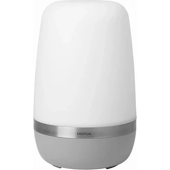 Blomus Spirit XL genopladelig udendørslampe, Platinum Gray