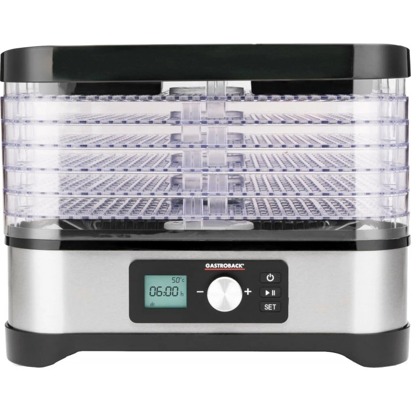 Gastroback Design 46600 Dehydrator 35–70°C 250W, sølv