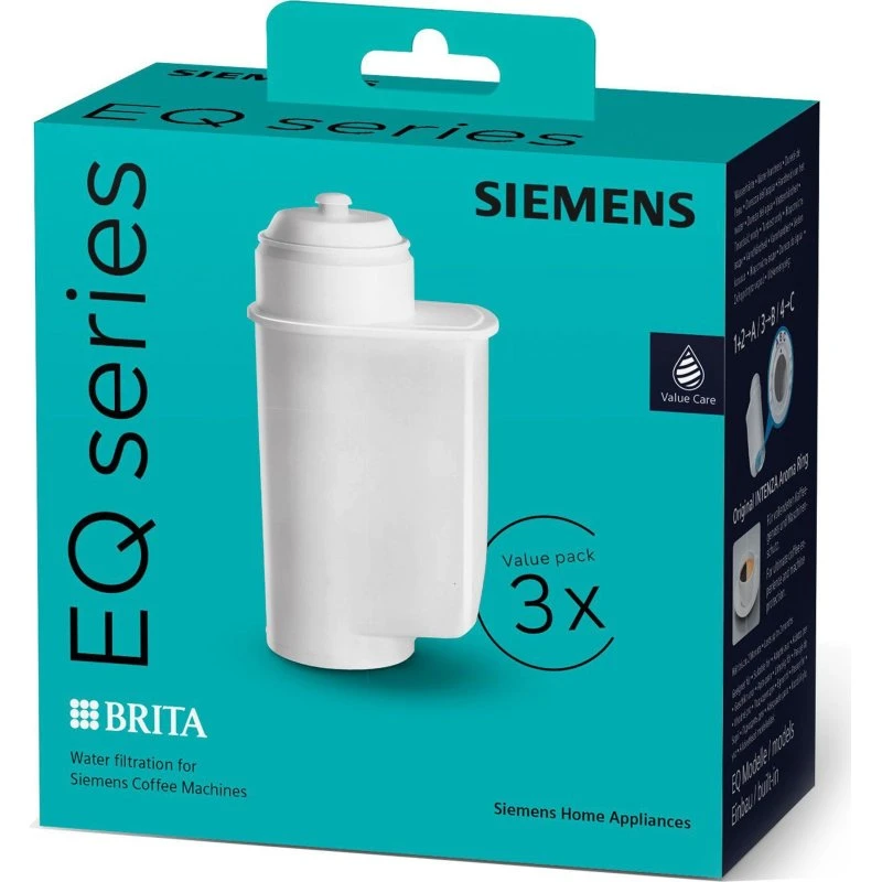 Siemens BRITA Intenza vandfilter til espressomaskine, 3 stk