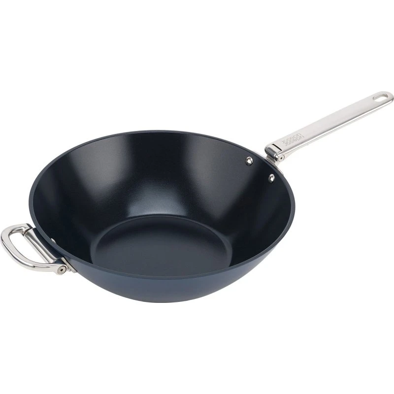 Joseph Joseph Space Wok 32 cm, mørkeblå