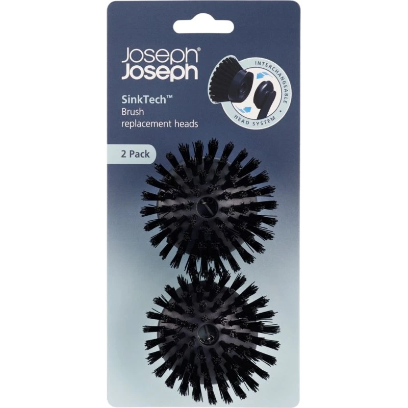 Joseph Joseph SinkTech skiftehoveder til opvaskebørste 2-pak (grå)