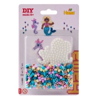 Hama Midi Blisterpak 4195 – Lille Havfrue perler 450 stk.