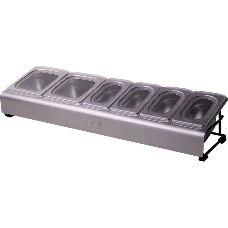 Ooni Pizza Topping Station - rustfrit stål