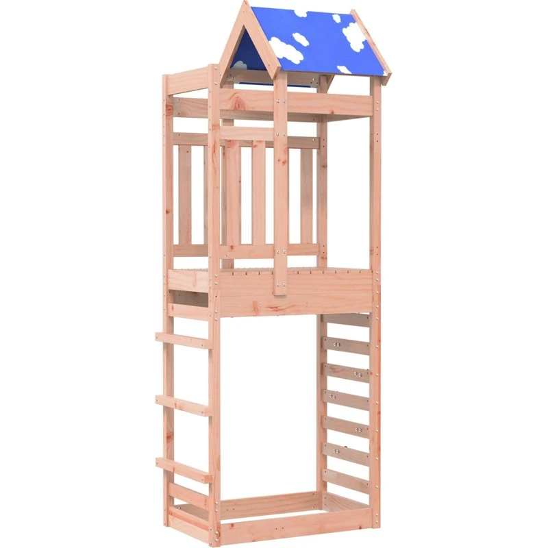 Legetårn i massiv Douglas 85×52,5×239 cm – brun
