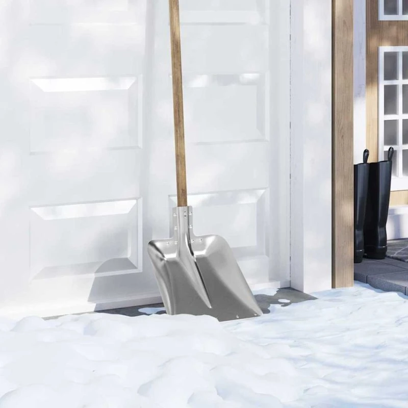 Skovlhoved 4 stk Aluminium 45x38 cm - Sølv