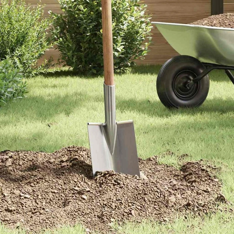 Skovlhoved 4 stk 43 x 17 cm – Pulverlakeret stål, sølv