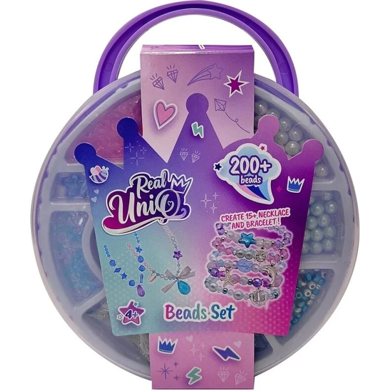 REAL UNIQ Smykkesæt 30469 – bærbar Beading Station