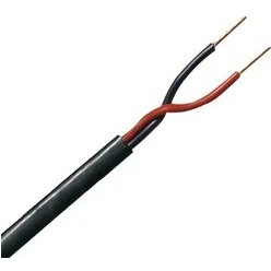 Universal højttalerkabel 2x2,5 mm² på rulle 100 m, sort