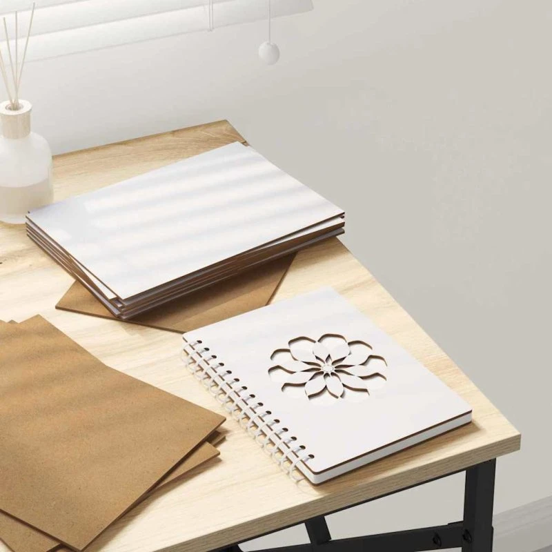 Dekorpaneler i konstrueret træ 50 stk, Hvid 15x21x0,27 cm