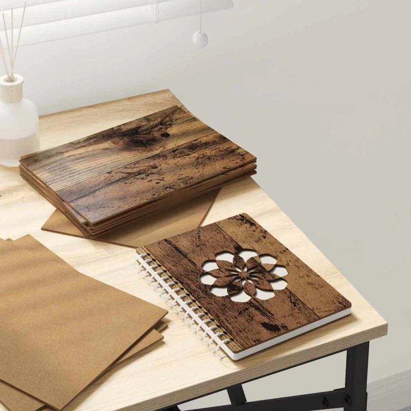 Dekorative træpaneler 12 stk – Gammelt træ 15x21 cm