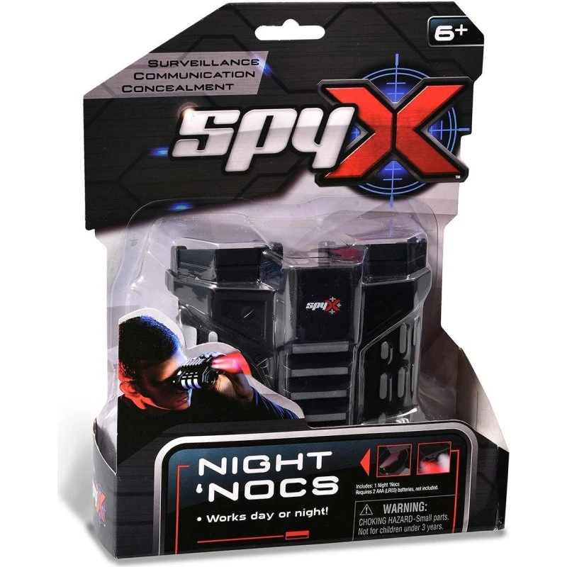 SpyX Night Nocs natkikkert (7,5 m, rød LED)