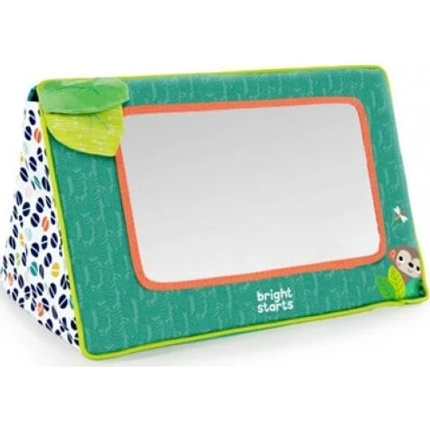 Bright Starts Safari babyspejl – stort babysikkert spejl