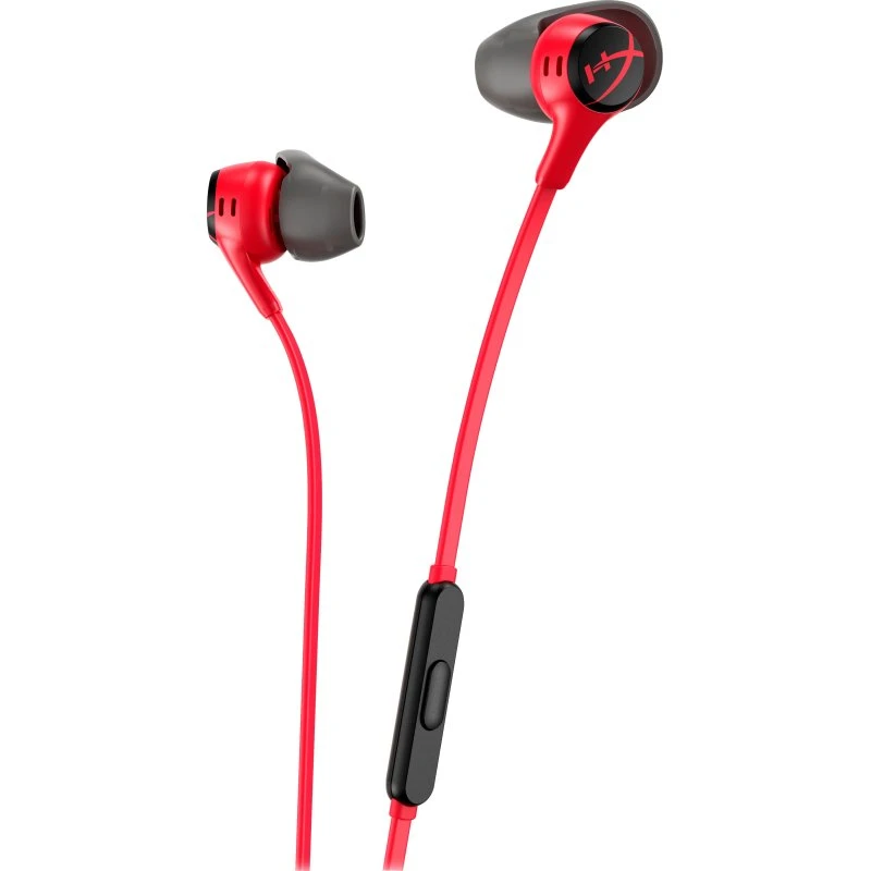 HyperX Cloud Earbuds II in-ear gaming-ørepropper, rød