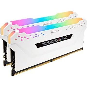 CORSAIR Vengeance DDR4 32GB (2x16GB) 3200MHz CL16 – Hvid RGB
