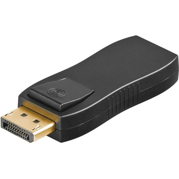 Goobay DisplayPort til HDMI-adapter (han→hun), guld, lås