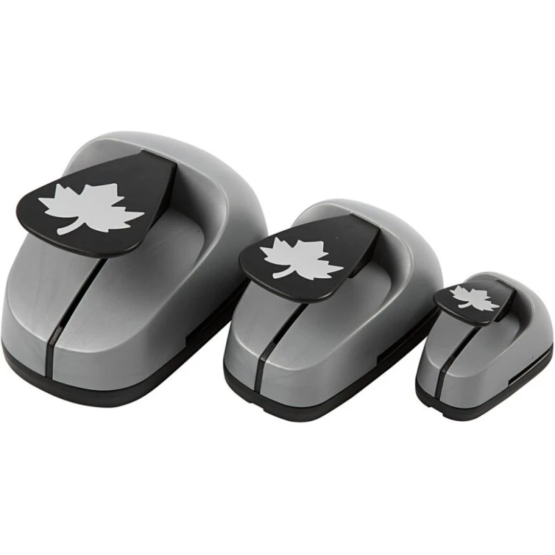 Udstanser sæt Ahornblad 25/49/75 mm – 3 stk (max 240 g)