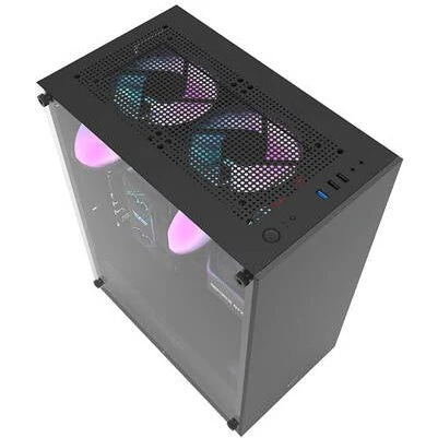 Darkflash DK100 Mid-Tower kabinet (sort)