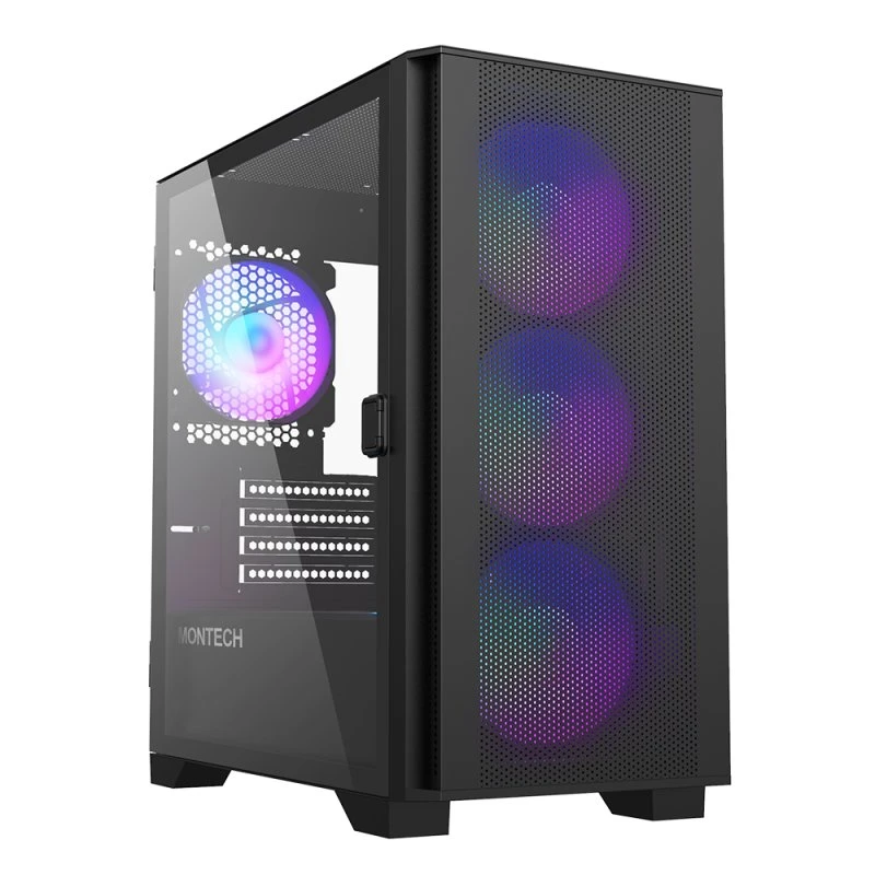 Montech Air 100 ARGB Black – Micro-ATX kabinet