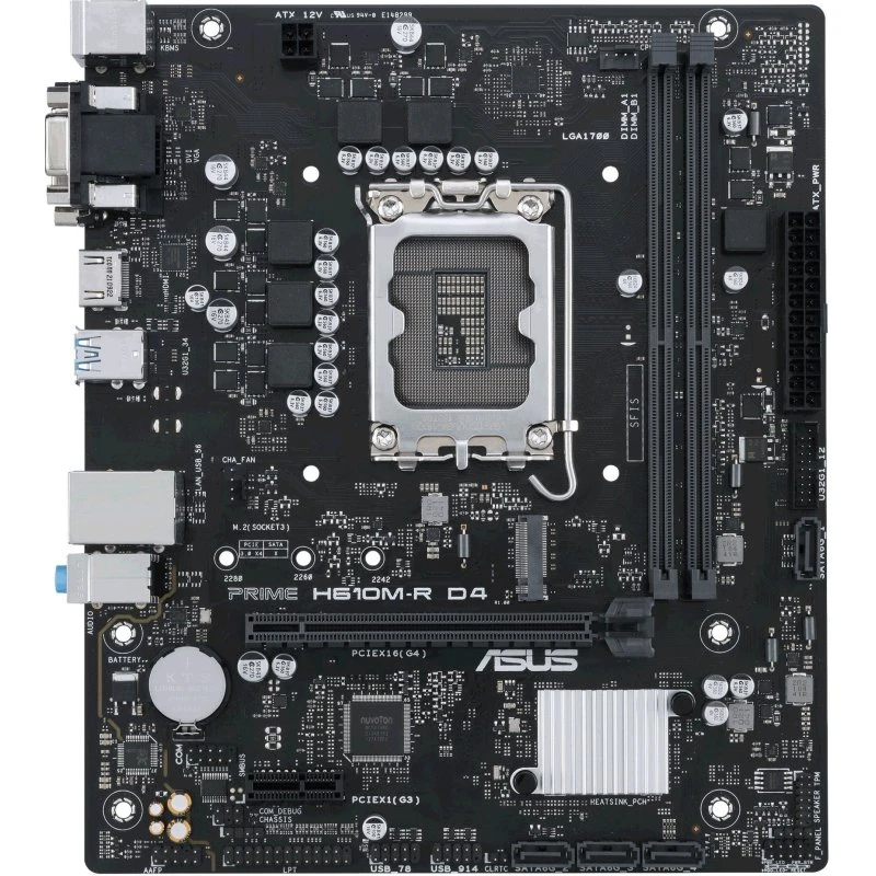 ASUS PRIME H610M-R D4 mATX (LGA1700, DDR4)