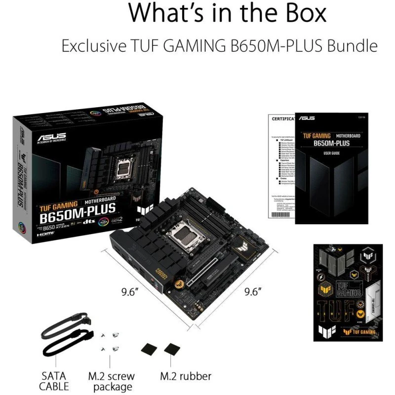 ASUS TUF Gaming B650M-PLUS – AM5 B650, mATX, DDR5