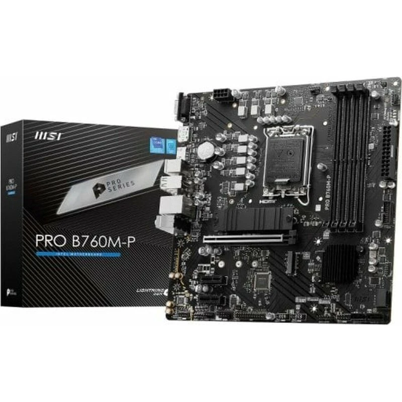 MSI PRO B760M-P DDR4 LGA1700 mATX bundkort