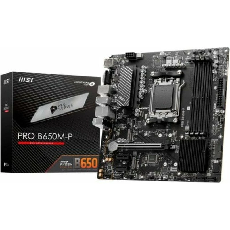 MSI PRO B650M-P – B650 AM5 mATX (DDR5, 2x M.2)