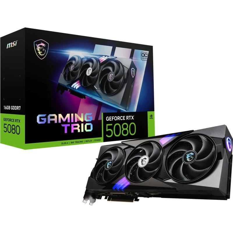 MSI GeForce RTX 5080 16GB GAMING TRIO OC