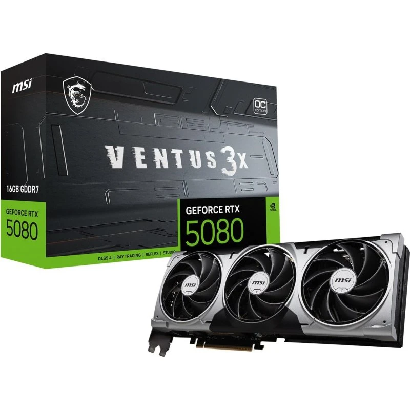 MSI Ventus 3X OC GeForce RTX 5080 16GB GDDR7