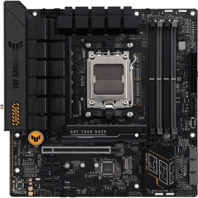 ASUS TUF GAMING B650M-E WiFi — AM5 B650, DDR5, micro‑ATX