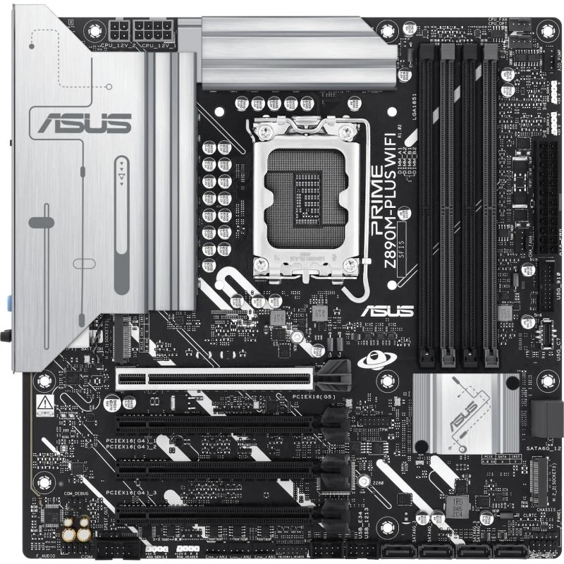 ASUS PRIME Z890M-PLUS WIFI mATX LGA1851 DDR5 Wi‑Fi 7