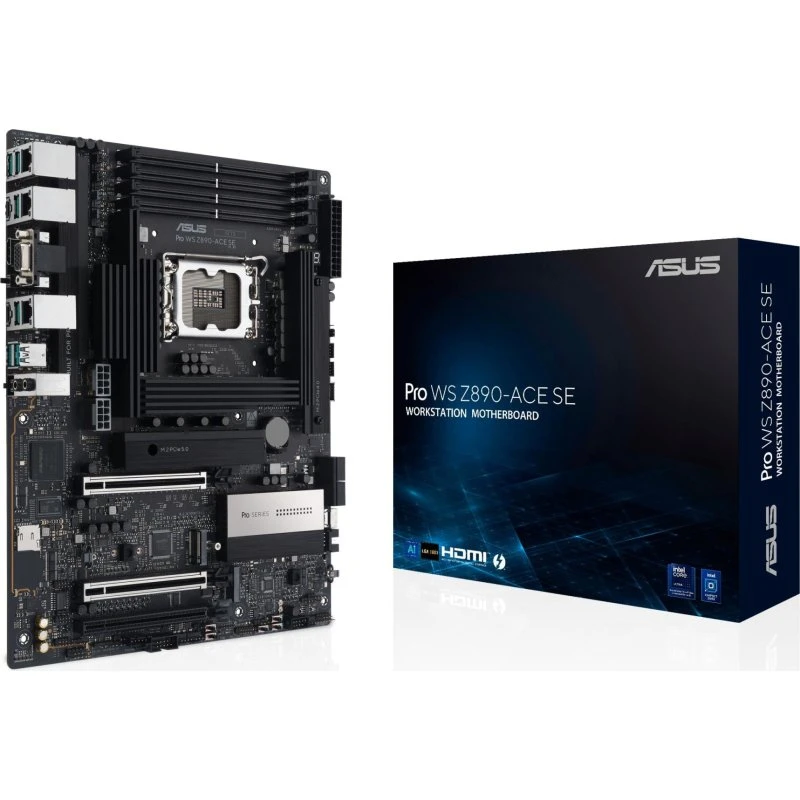 ASUS PRO WS Z890-ACE SE Bundkort (ATX, LGA1851, DDR5)