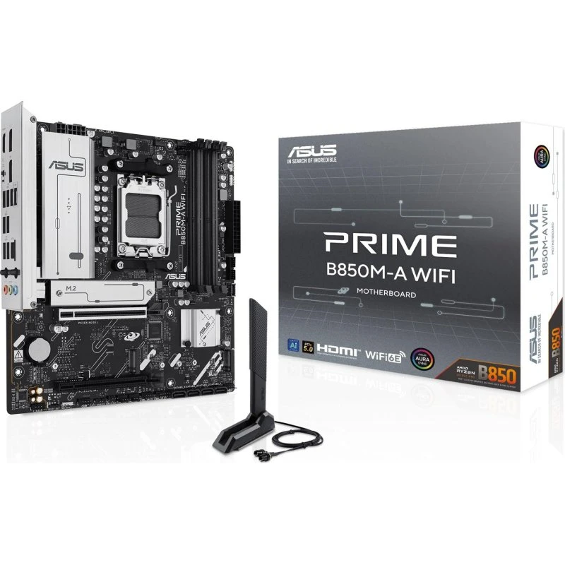 ASUS Prime B850M-A WiFi – AMD B850, AM5, micro-ATX