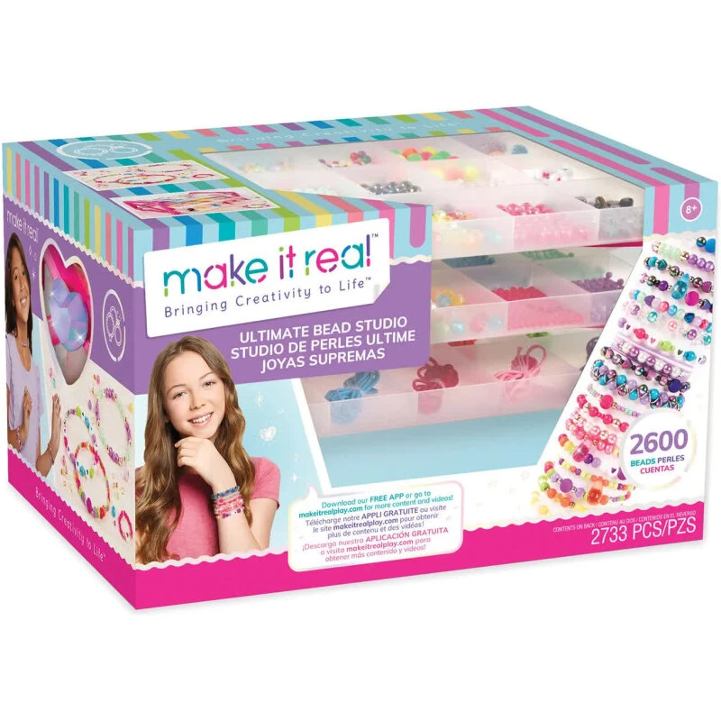 Make It Real Perlestudio legesæt – 2600 perler (8+ år)